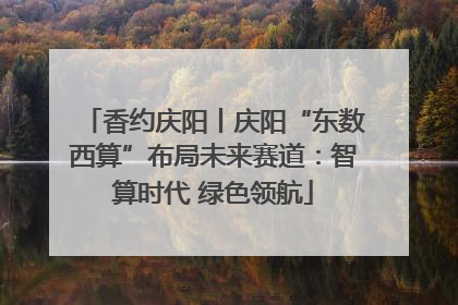 香约庆阳丨庆阳“东数西算”布局未来赛道：智算时代 绿色领航