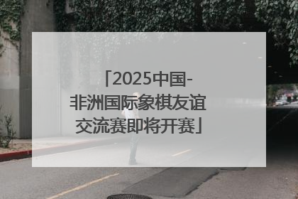 2025中国-非洲国际象棋友谊交流赛即将开赛