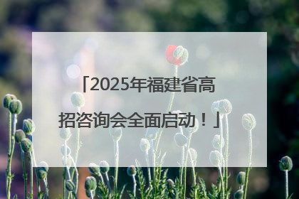 2025年福建省高招咨询会全面启动！