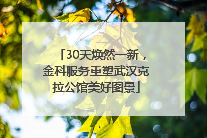 30天焕然一新，金科服务重塑武汉克拉公馆美好图景