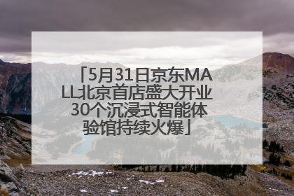 5月31日京东MALL北京首店盛大开业 30个沉浸式智能体验馆持续火爆