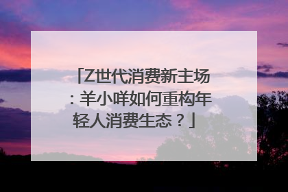 Z世代消费新主场：羊小咩如何重构年轻人消费生态？